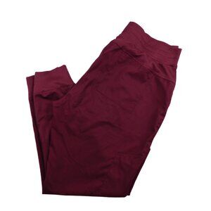 Landau ProFlex Scrub Pants Burgundy / Wine Size M Two-Way‎ Stretch